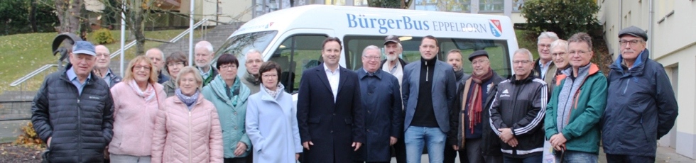 Der erste Fahrtag beim Bürgerbus Eppelborn im November 2021